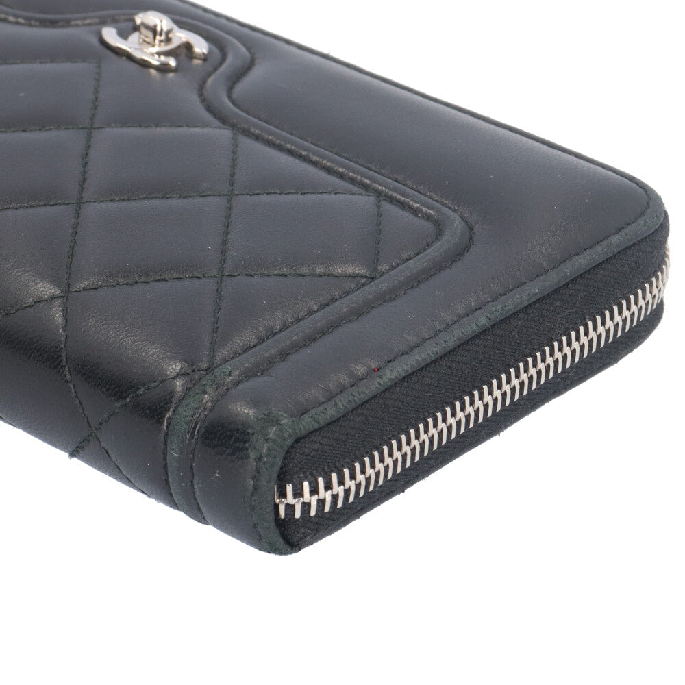 CHANEL シャネル マトラッセ 長財布 ラムスキン レディース 中古