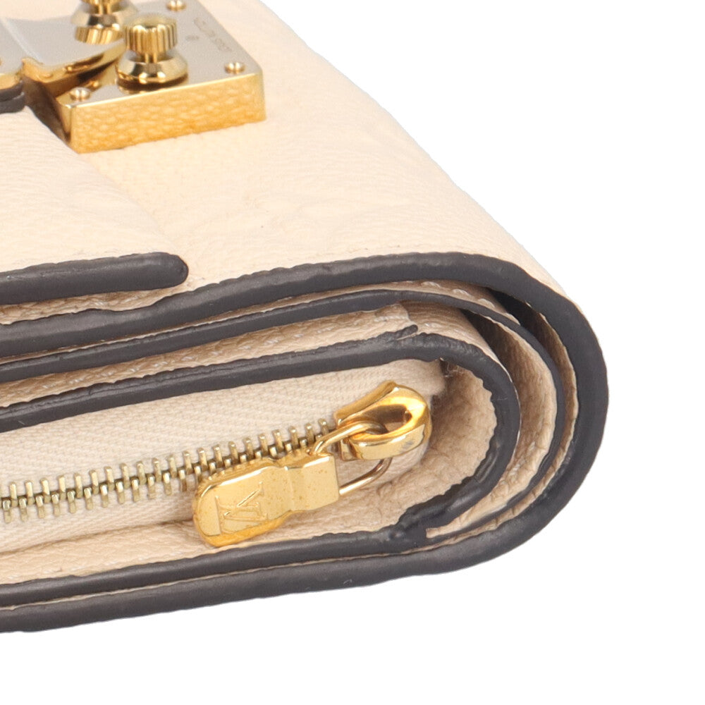 LOUIS VUITTON ポルトフォイユメティス アンプラント 三つ折り財布 ヴィトン モノグラム アンプラント ポルトフォイユ メティス