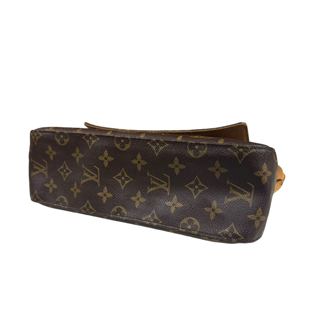 LOUIS VUITTON ルイヴィトン ミニ ルーピング モノグラム ハンドバッグ モノグラムキャンバス ブラウン レディース 中古 –  【公式】リサイクルキング オンラインショップ