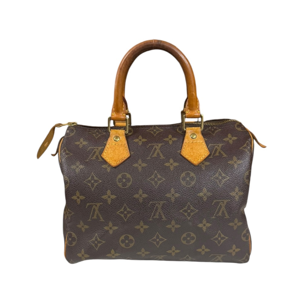 LOUIS VUITTON ルイヴィトン スピーディ25 モノグラム ハンドバッグ モノグラムキャンバス ブラウン レディース 中古 –  【公式】リサイクルキング オンラインショップ