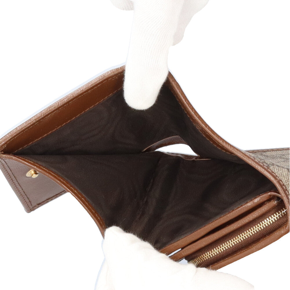 GUCCI グッチ ホースビット1995 二つ折り財布 GGスプリームキャンバス