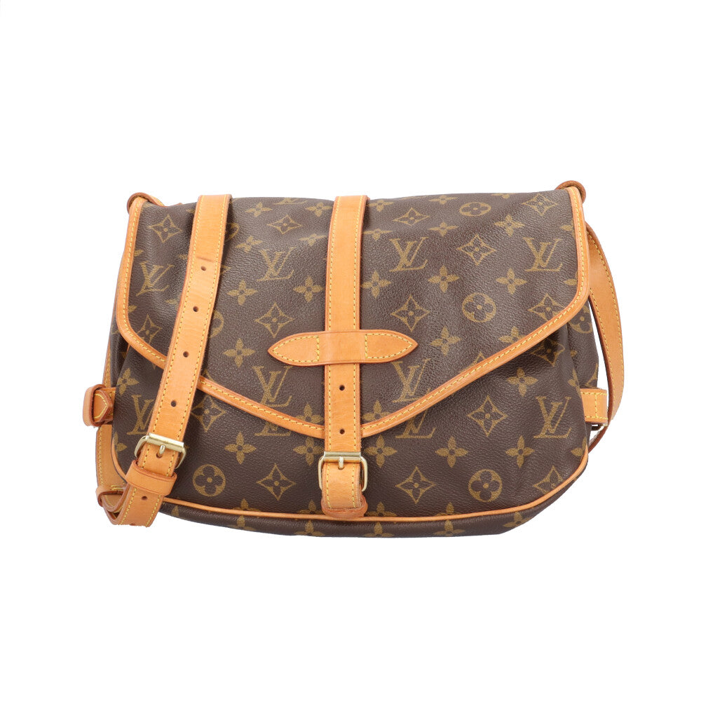希少！LOUIS VUITTON ソミュール 30 モノグラム ショルダーバッグ LOUIS VUITTON ルイヴィトン ソミュール30 モノグラム ショルダー