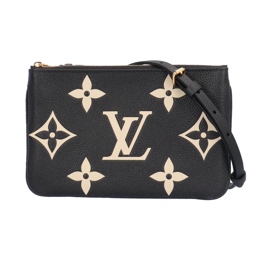 LOUIS VUITTON ルイヴィトン ポシェット・ドゥーブルジップ モノグラムアンプラント ショルダーバッグ モノグラムアンプラント ブ –  【公式】リサイクルキング オンラインショップ