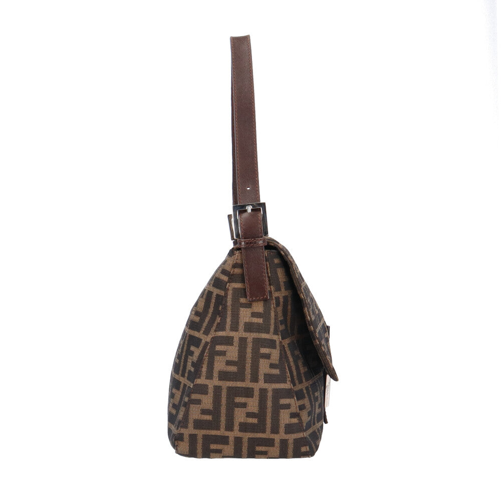 FENDI フェンディ マンマバケット ズッカ ショルダーバッグ ナイロン