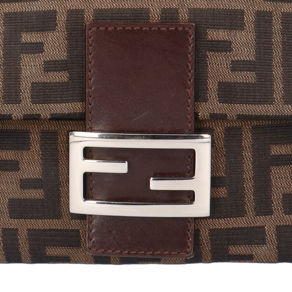 FENDI フェンディ マンマバケット ズッカ ショルダーバッグ ナイロン