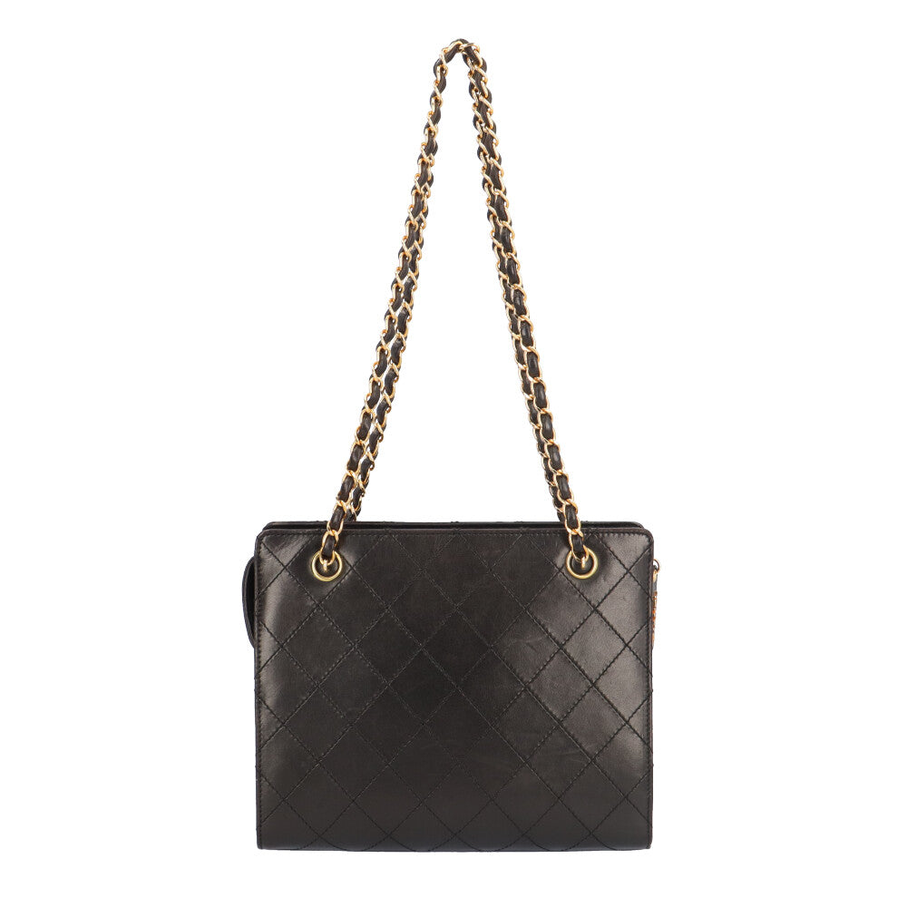 CHANEL シャネル マトラッセ ココマーク ショルダーバッグ ラムスキン