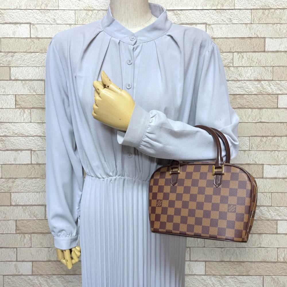 LOUIS VUITTON ルイヴィトン サリア ミニ ダミエ ハンドバッグ ダミエ 