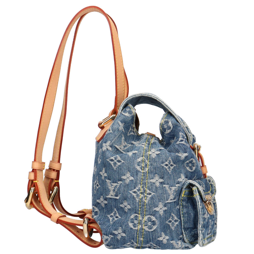 Louis Vuitton LOUIS VUITTON Sac Ado PM Monogram Denim Backpack