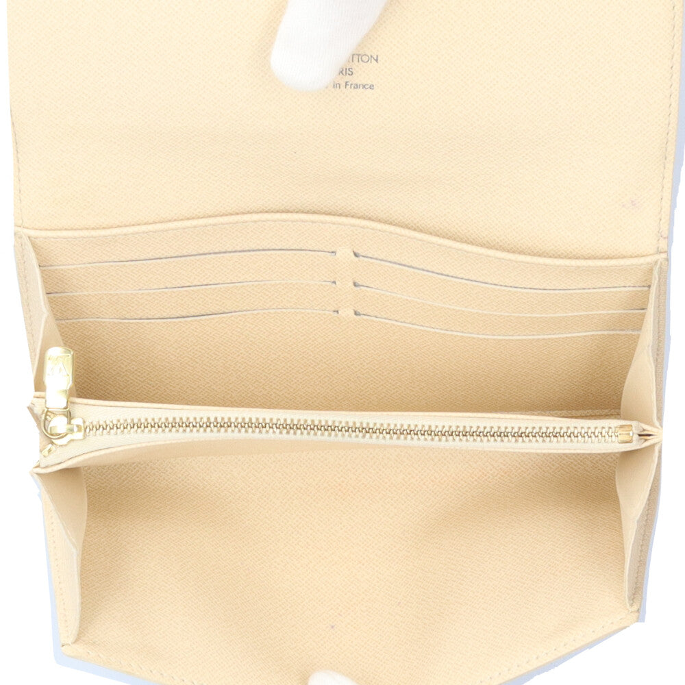 【美品】ルイヴィトン ☆ポルトフォイユサラ ダミエ アズール 長財布 美品】ルイヴィトン ☆ポルトフォイユサラ ダミエ アズール 長