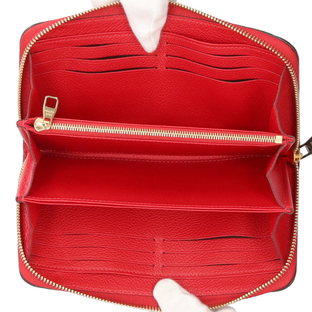 ある@ ルイヴィトン 　アンプラント ジッピーウォレット　凹み有り中古品 LOUIS VUITTON ルイヴィトン ジッピーウォレット モノグラムアン