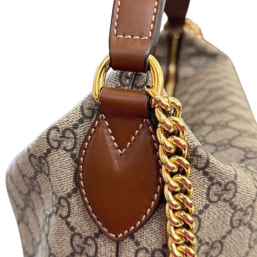 GUCCI グッチ ホーボーバッグ ラージ GGスプリーム ショルダーバッグ