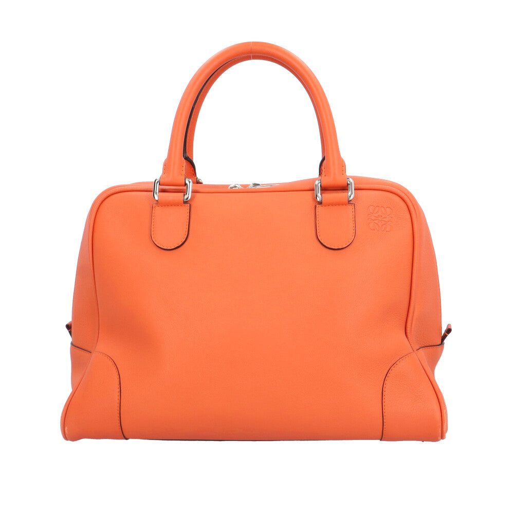 LOEWE ロエベ アマソナ75 ラージ ハンドバッグ レザー オレンジ