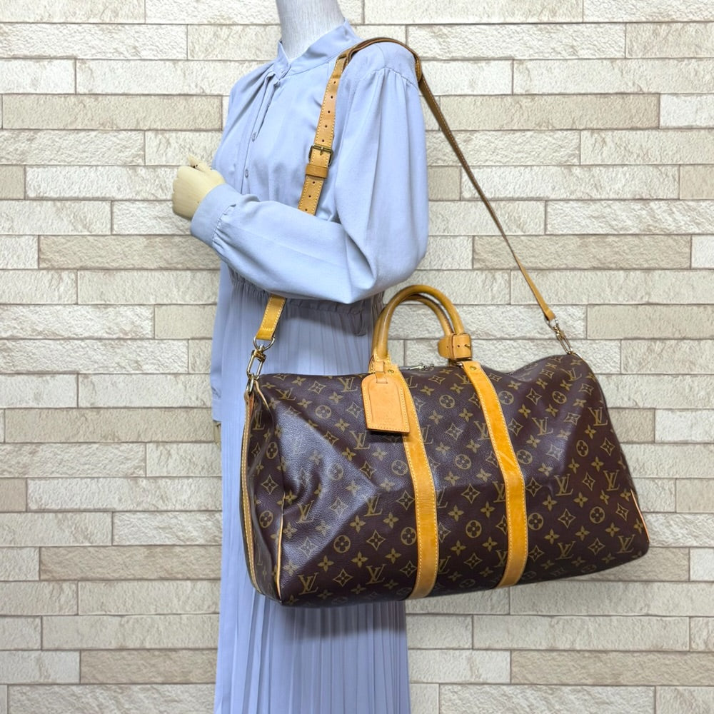 LOUIS VUITTON ルイヴィトン キーポル45バンドリエール モノグラム