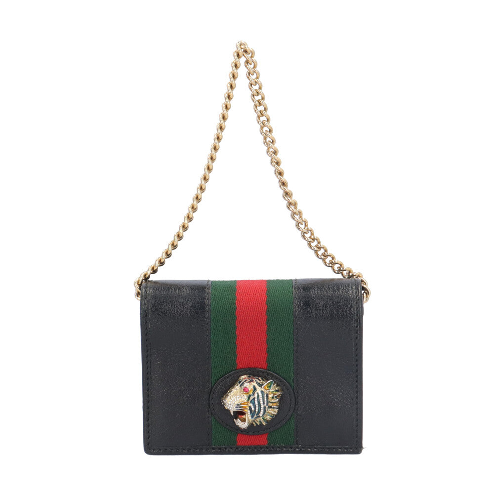 GUCCI グッチ ラジャ 二つ折り財布 レザー レディース 中古 – 【公式