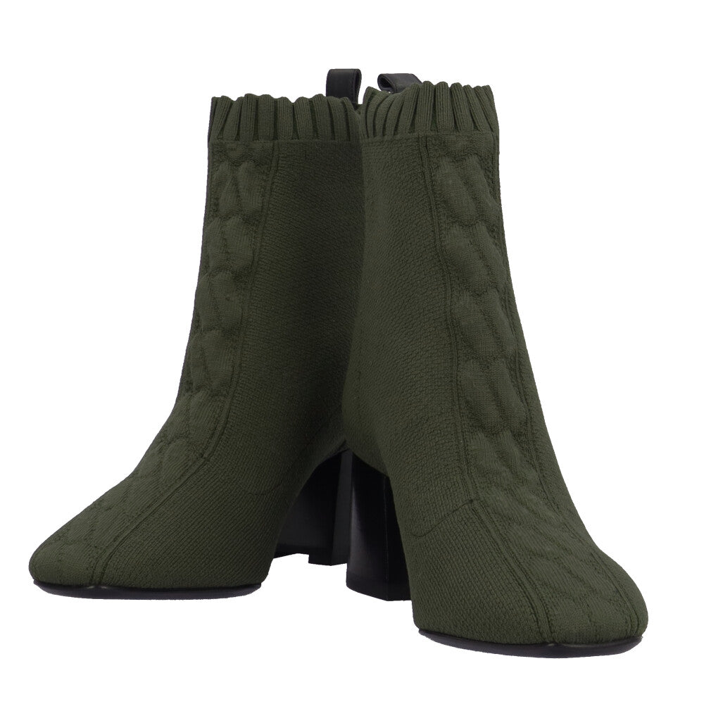 HERMES エルメス ヴォルヴェール60 ブーツ ニット レディース 中古