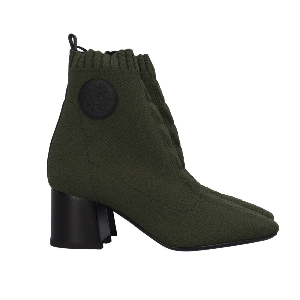 HERMES エルメス レディース ニット ショートブーツ ヴォルヴェール60 HERMES エルメス ヴォルヴェール60 ブーツ ニット レディース 中古