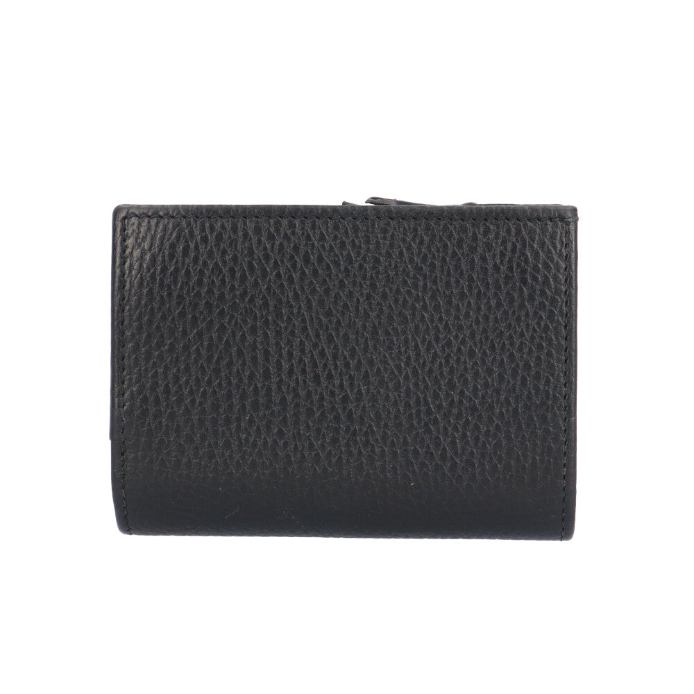 GUCCI グッチ 日本限定 ダブルG 二つ折り財布 レザー レディース 中古