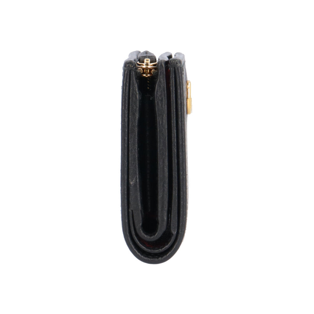 GUCCI グッチ 日本限定 ダブルG 二つ折り財布 レザー レディース 中古