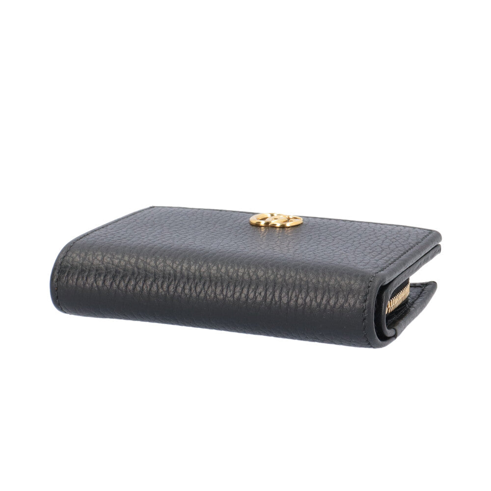 【美品】【値下げ交渉歓迎】GUCCI 日本限定ダブルG二つ折りウォレット GUCCI グッチ 日本限定 ダブルG 二つ折り財布 レザー レディース 中古