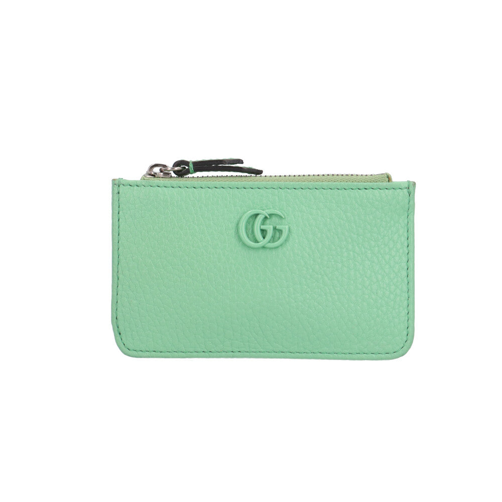 再値下げ【新品未使用】Gucci GGマーモントカードケース GUCCI グッチ GGマーモント カードケース レザー レディース 中古