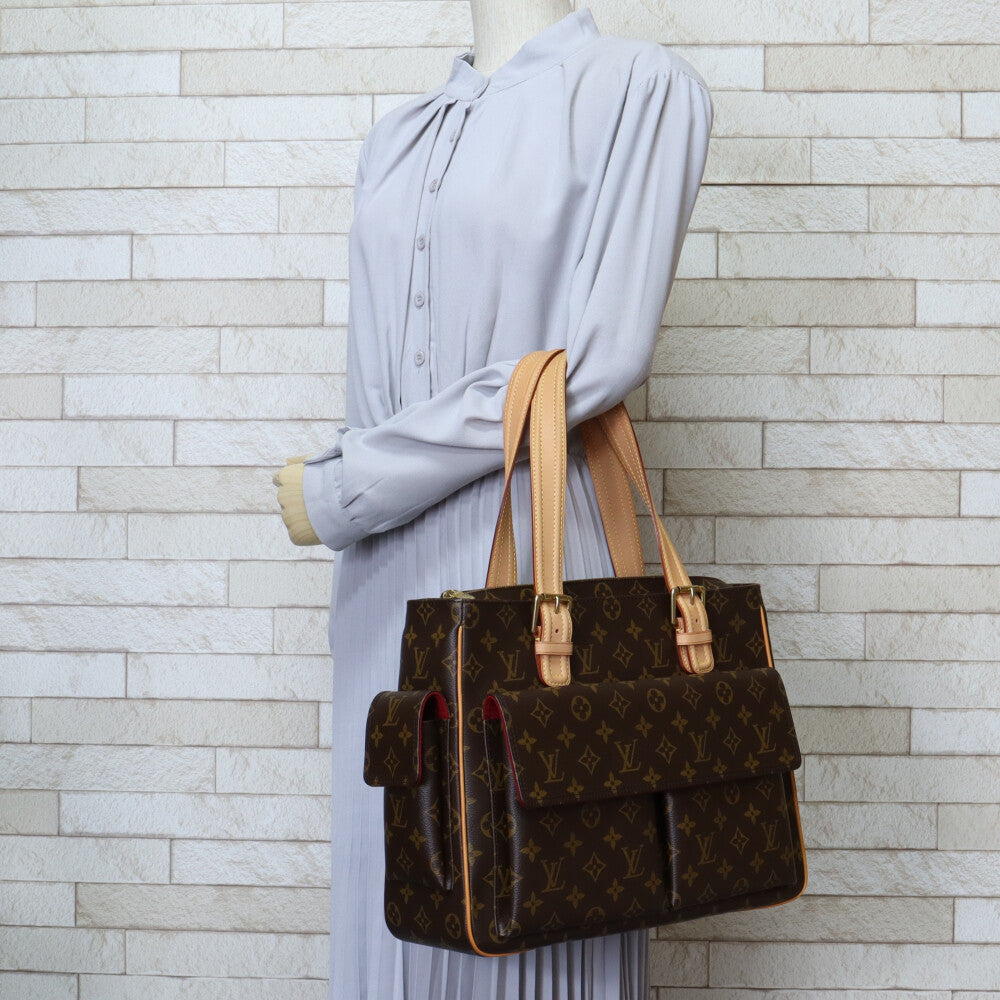 LOUIS VUITTON ルイヴィトン ミュルティプリ・シテ モノグラム ハンドバッグ モノグラムキャンバス ブラウン レディース 中古 –  【公式】リサイクルキング オンラインショップ