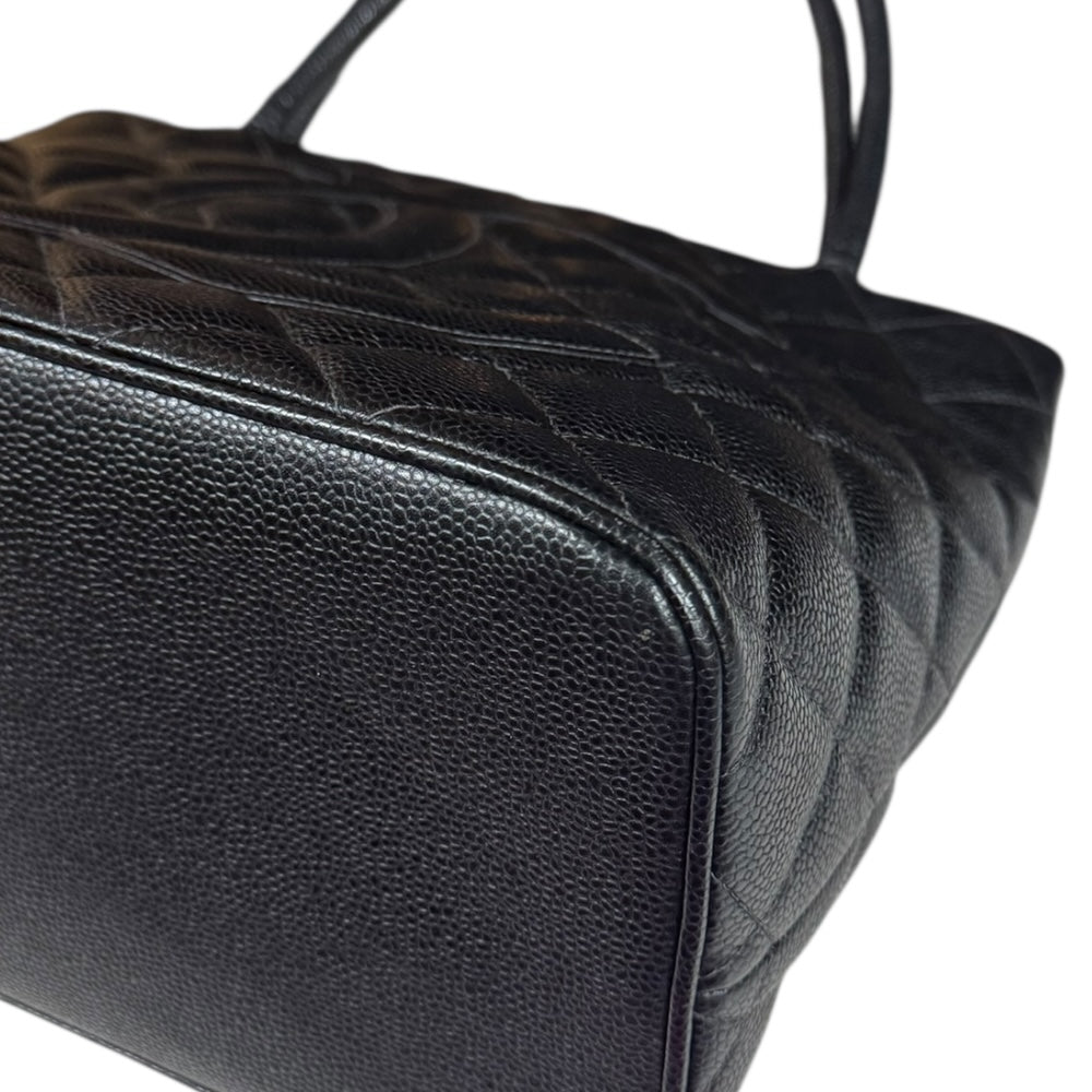 CHANEL シャネル 復刻トート マトラッセ トートバッグ キャビアスキン