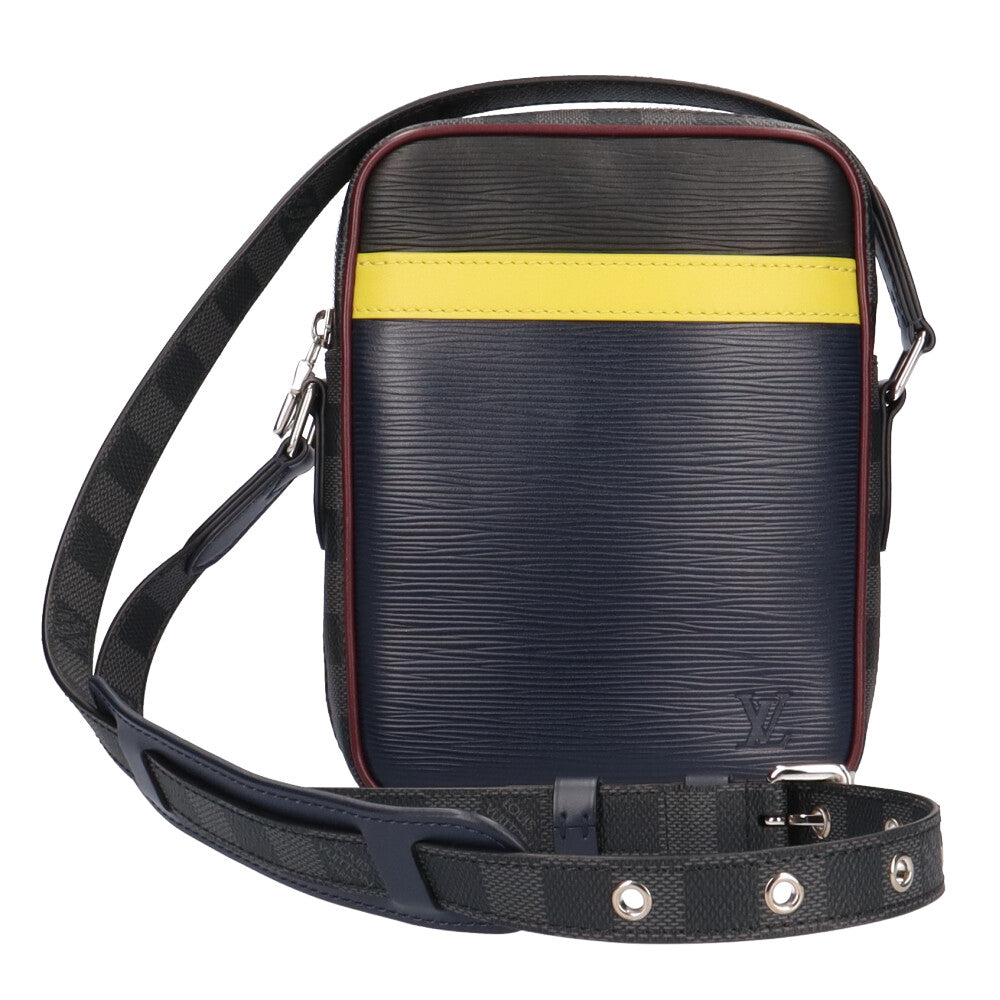 Louis Vuitton LOUIS VUITTON Danube Slim Epi/Damier Shoulder Bag