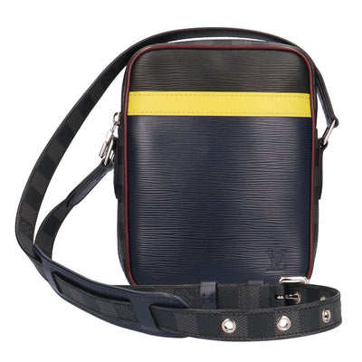 Louis Vuitton LOUIS VUITTON Danube Slim Epi/Damier Shoulder
