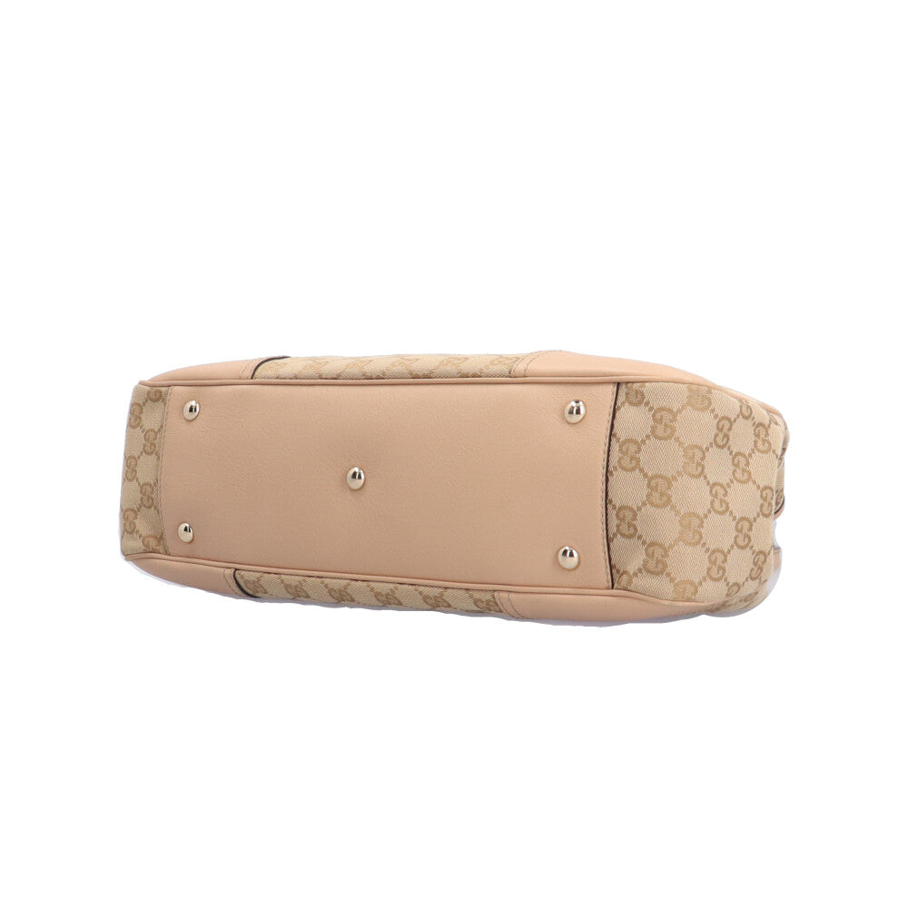 GUCCI グッチ プリンシー トートバッグ GGキャンバス ベージュ