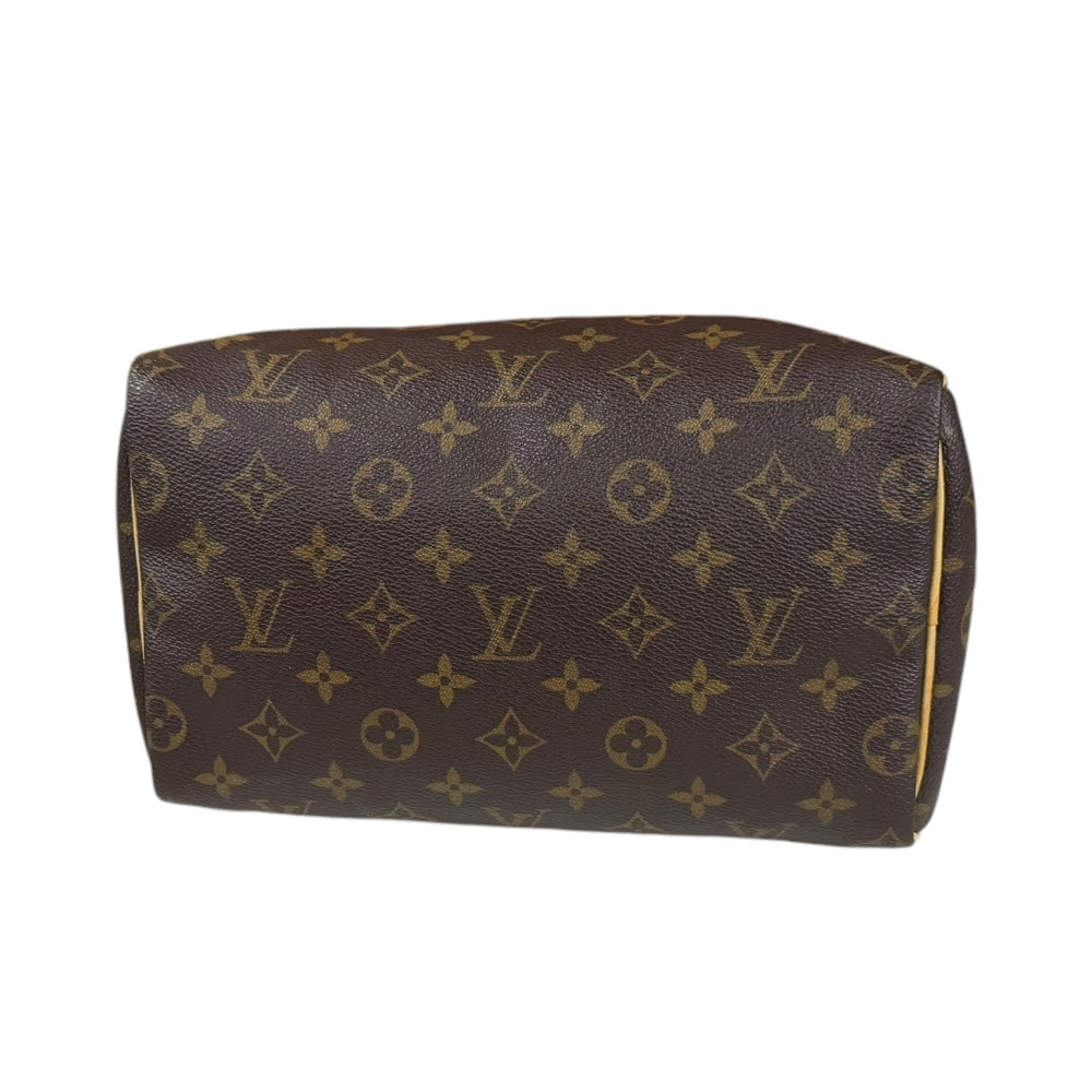 LOUIS VUITTON ルイヴィトン スピーディ25 モノグラム ハンドバッグ モノグラムキャンバス ブラウン レディース 中古 –  【公式】リサイクルキング オンラインショップ