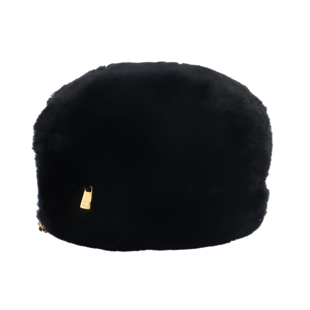 CHANEL シャネル ハンドウォーマー ショルダーバッグ ラビットファー