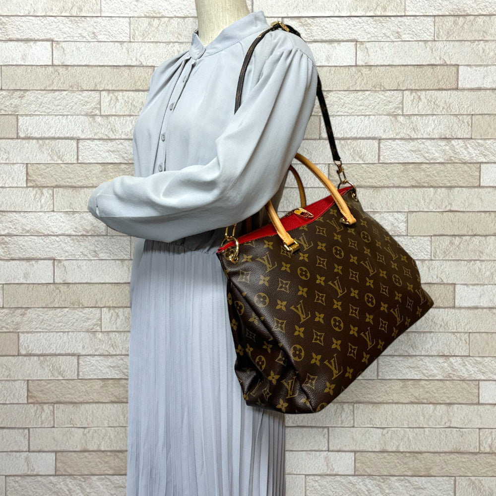 LOUIS VUITTON ルイヴィトン パラス モノグラム ショルダーバッグ モノグラムキャンバス ブラウン レディース 中古 –  【公式】リサイクルキング オンラインショップ