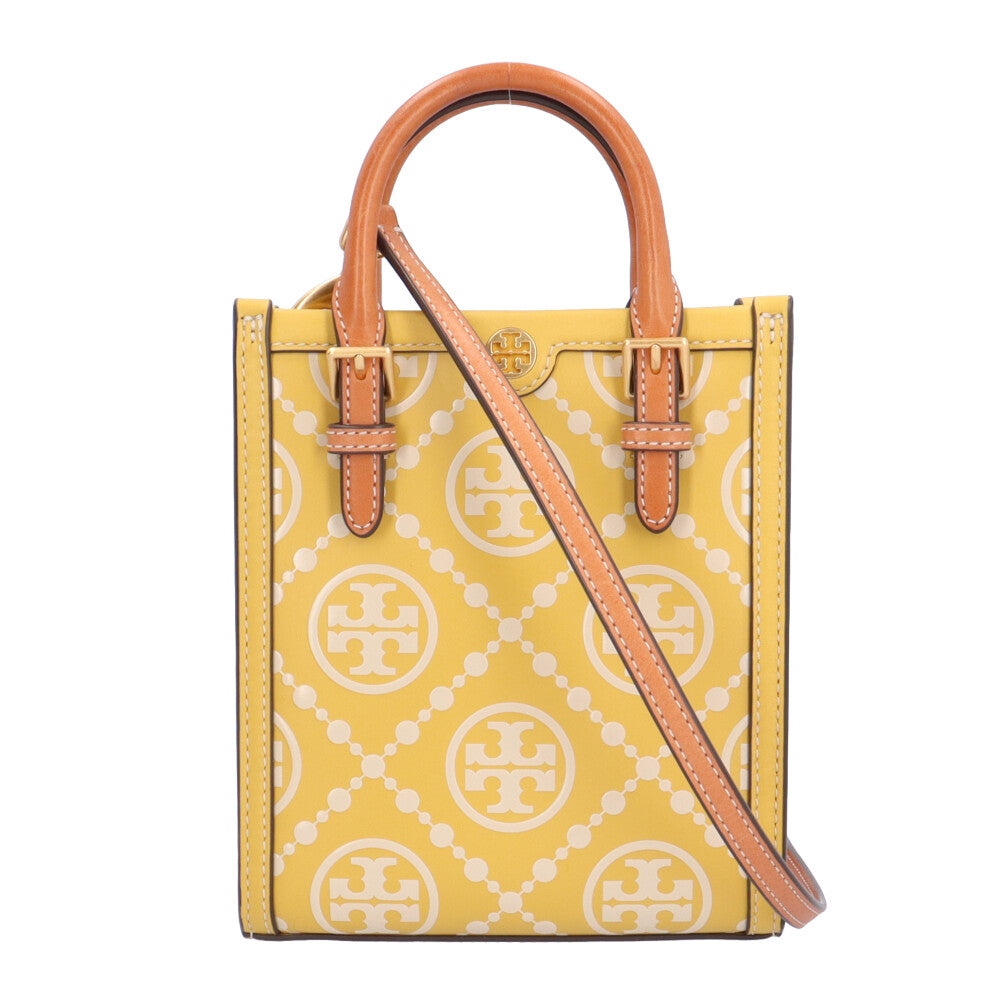 Tory Burch トリーバーチ ショルダーバッグ レザー イエロー