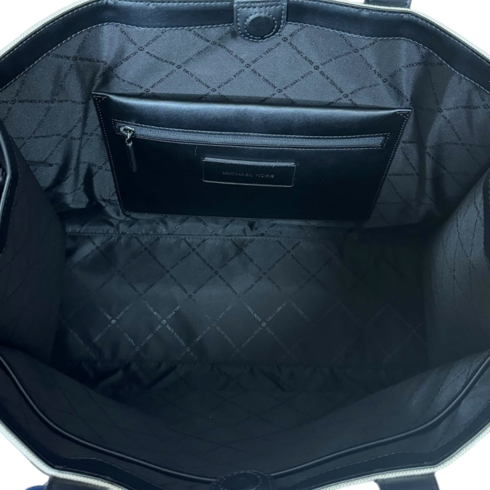 MICHAEL KORS Michael Course Shoulder Bag Canvas White Ladies Used