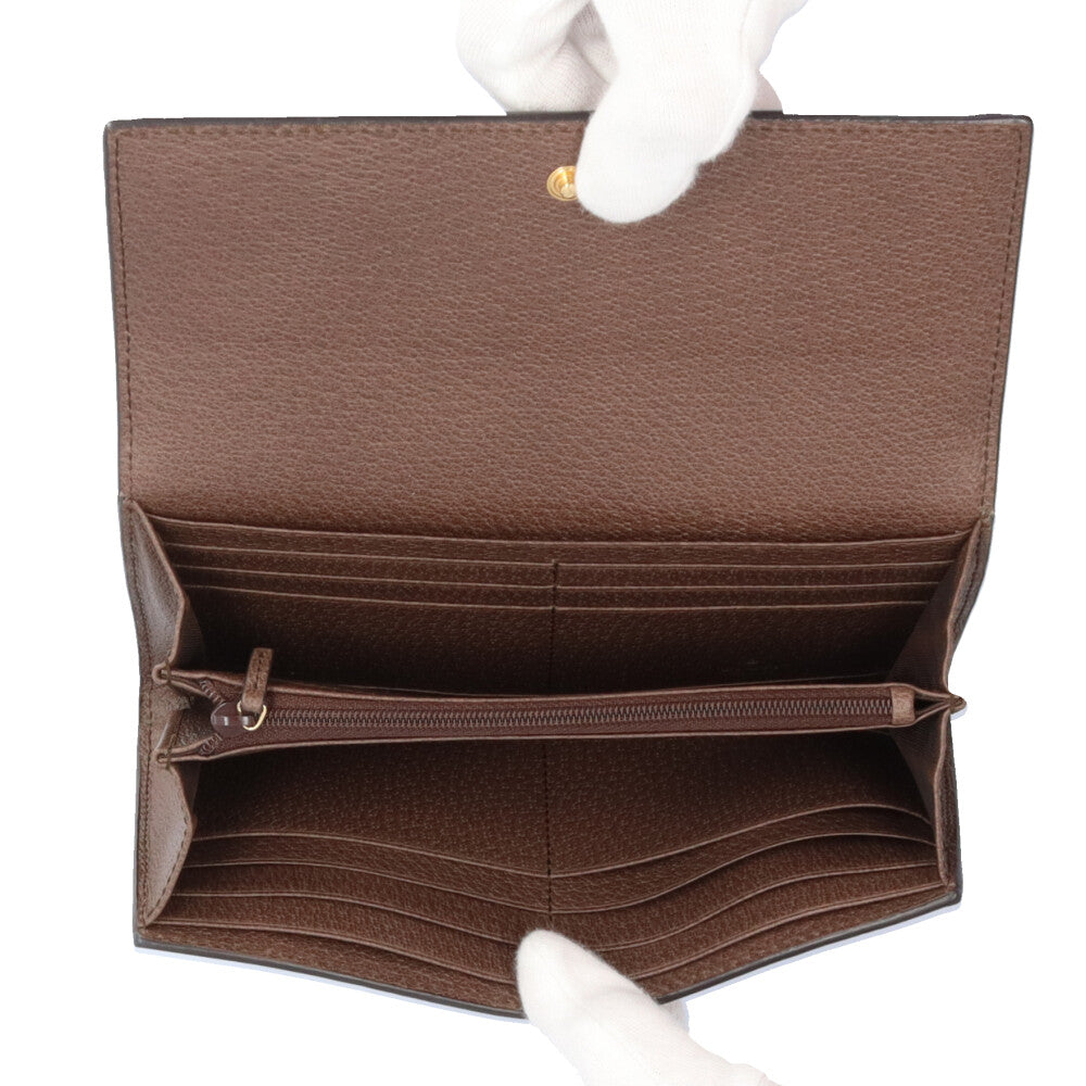美品‼️ グッチ 長財布　GGコンチネンタル　シェリーライン　オフィディア GUCCI GUCCI グッチ 長財布 GGコンチネンタル シェリーライン