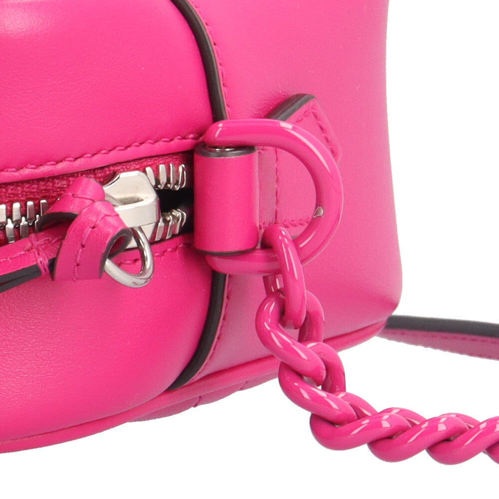 GUCCI Gucci GG Marmont Shoulder Bag Leather Pink Ladies Used