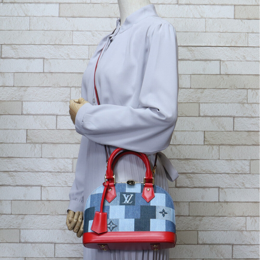 ルイヴィトン LOUIS VUITTON アルマBB モノグラムデニム