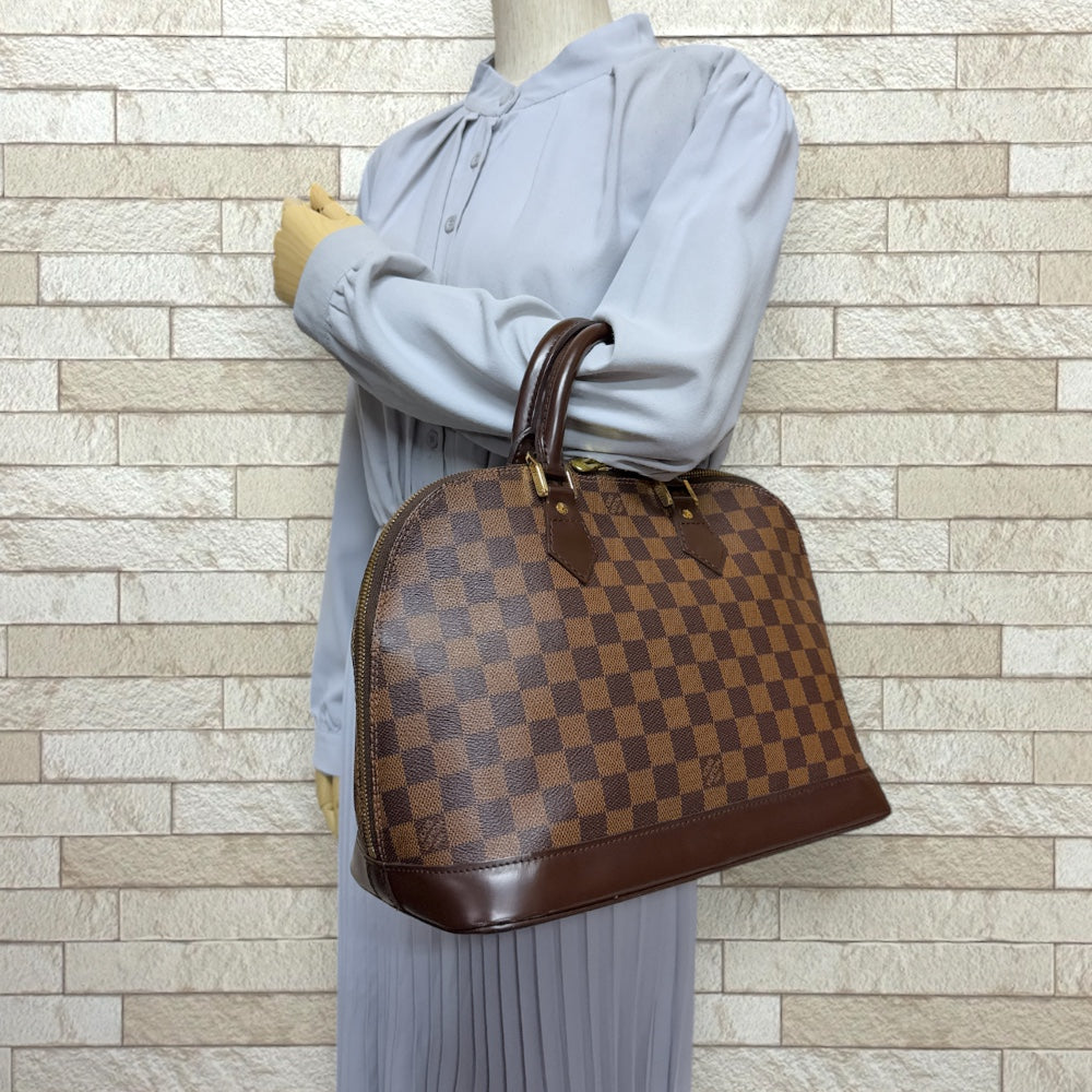 LOUIS VUITTON ルイヴィトン アルマ ダミエ ハンドバッグ ダミエ 