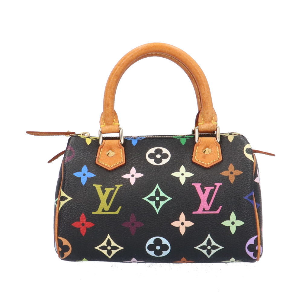 LOUIS VUITTON ルイヴィトン ミニスピーディ モノグラムマルチカラー ハンドバッグ モノグラムマルチカラー ブラック レディース –  【公式】リサイクルキング オンラインショップ