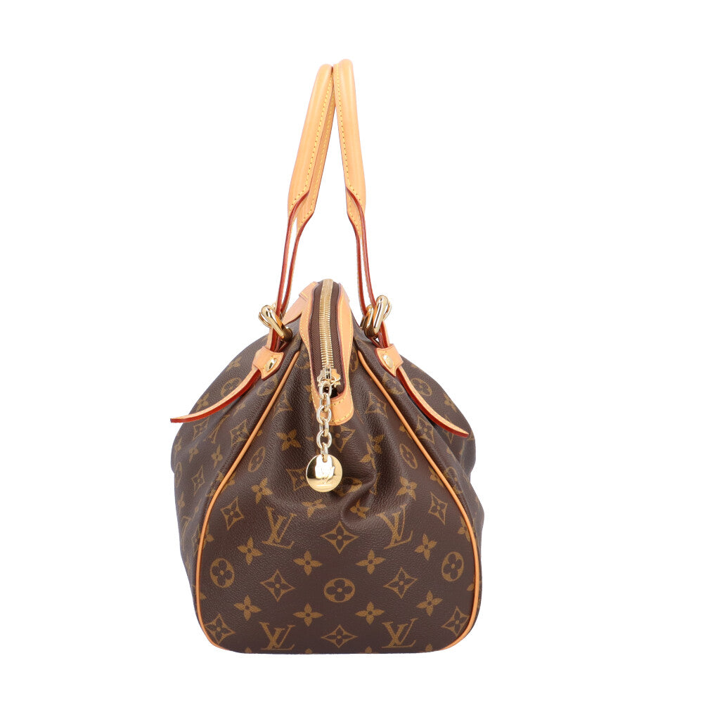 LOUIS VUITTON ルイヴィトン ティヴォリGM モノグラム ハンドバッグ モノグラムキャンバス ブラウン レディース 中古 –  【公式】リサイクルキング オンラインショップ