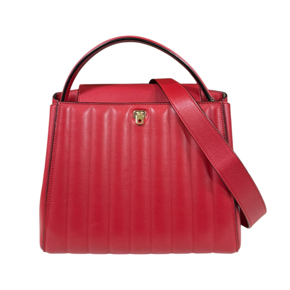 Valextra Red Handle Bag Valextra Medium Brera Shoulder Bag Leather