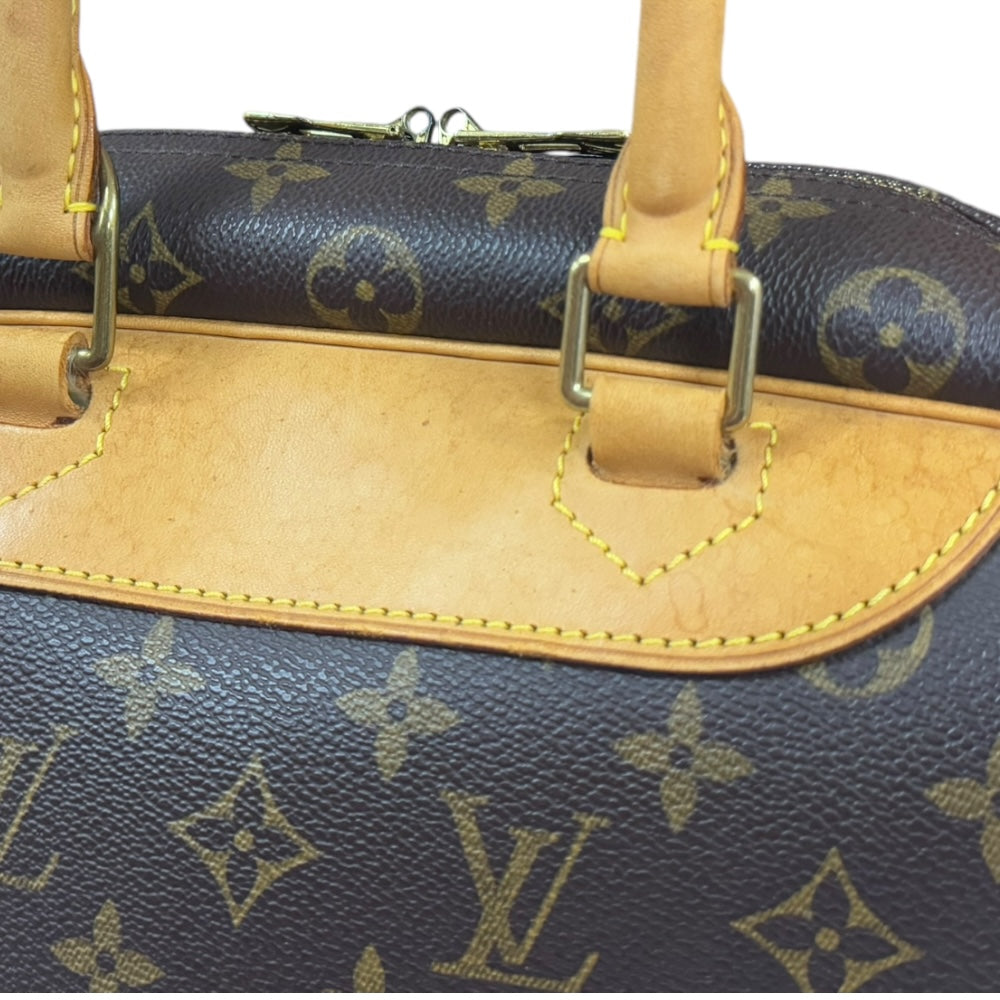 LOUIS VUITTON ルイヴィトン ドーヴィル モノグラム ハンドバッグ モノグラムキャンバス ブラウン レディース 中古 –  【公式】リサイクルキング オンラインショップ