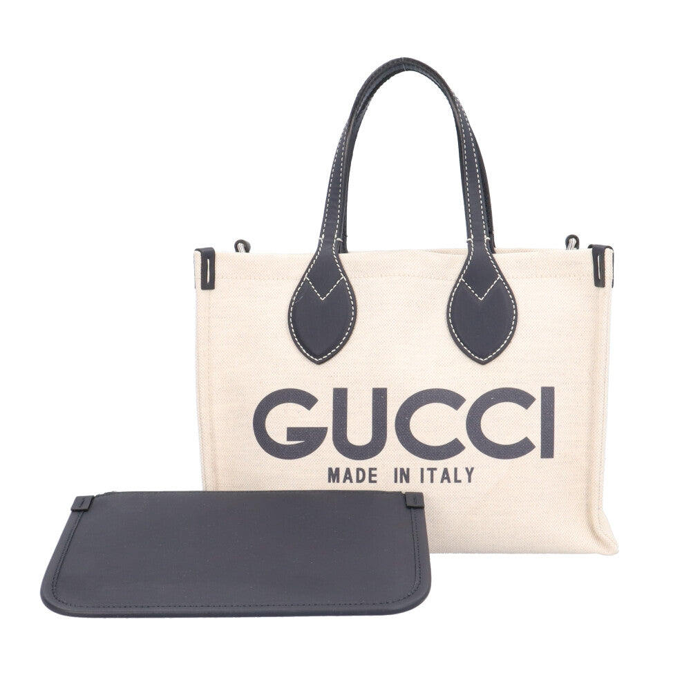 GUCCI グッチ　ハンドバッグ　GG柄 キャンバス　ミニトートバッグ GUCCI グッチ 日本限定 プリントミニトートバッグ ハンドバッグ