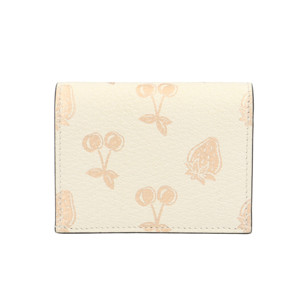 GUCCI グッチ フルーツプリント ダブルG スモールウォレット GG