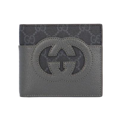 GUCCI グッチ ニューバスケット インターロッキングG 二つ折り財布 GG