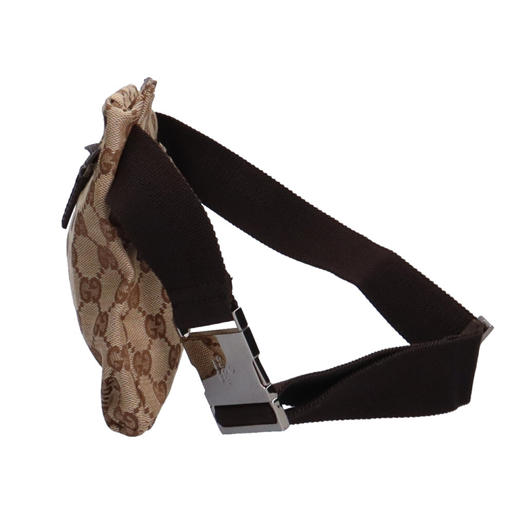 グッチ GUCCI ボディバッグ GG ウエストバッグ GGキャンバス ブラウン