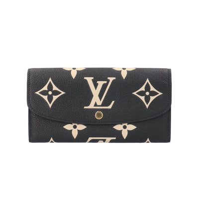 LOUIS VUITTON ルイヴィトン ポルトフォイユ エミリー バイカラー 