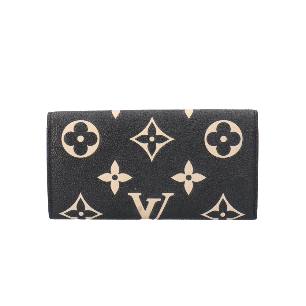 LOUIS VUITTON ルイヴィトン ポルトフォイユ エミリー バイカラー