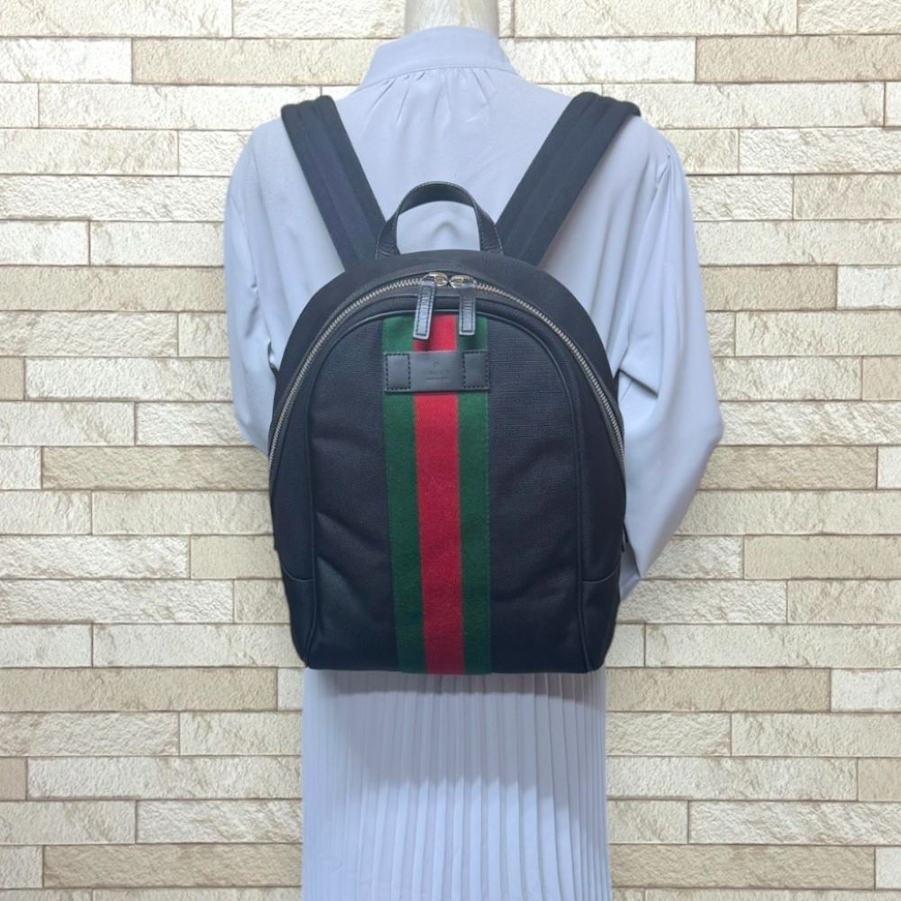 GUCCI グッチ シェリー リュック・デイパック キャンバス レディース