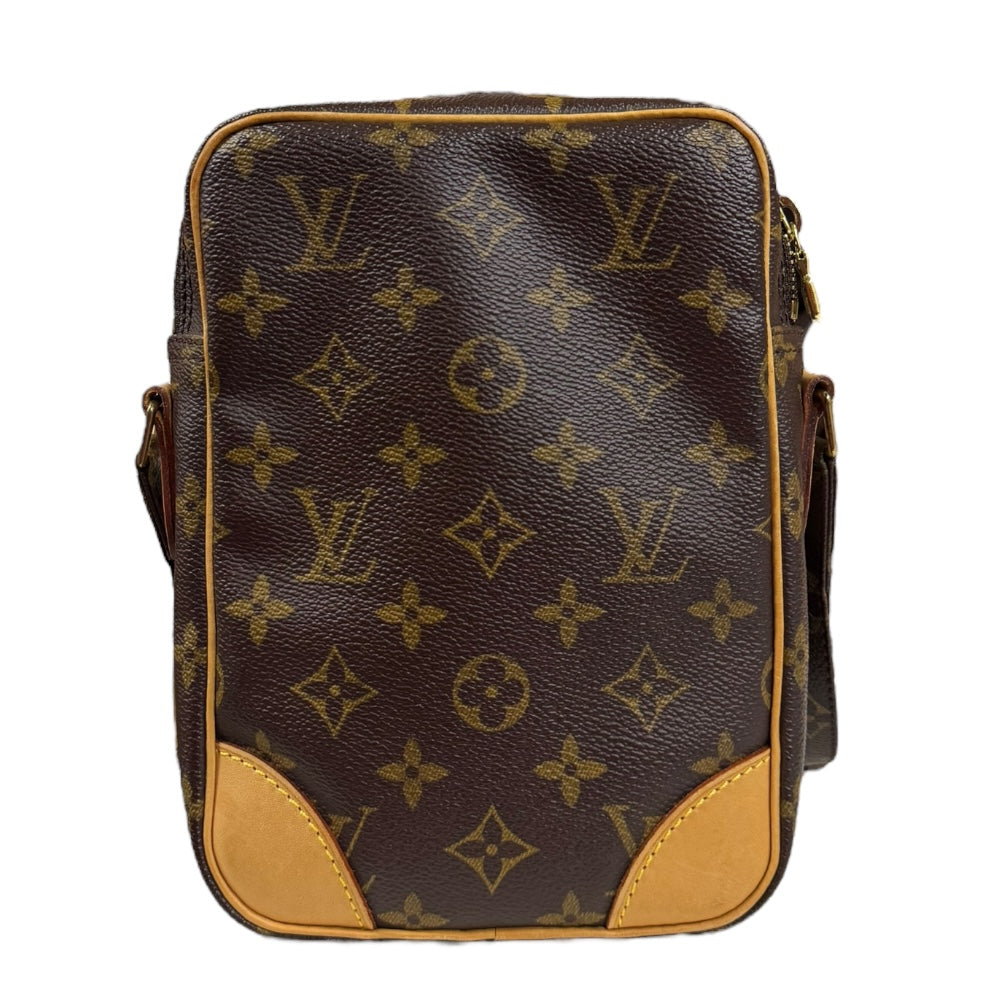 LOUIS VUITTON ルイヴィトン ダヌーブ モノグラム ショルダーバッグ モノグラムキャンバス ブラウン レディース 中古